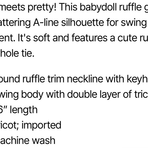 Amoureuse NWT Baby Doll Ruffle Gown Sky Blue w/ Royal Blue Trim-wms sz 4x(34/36) - Picture 5 of 12